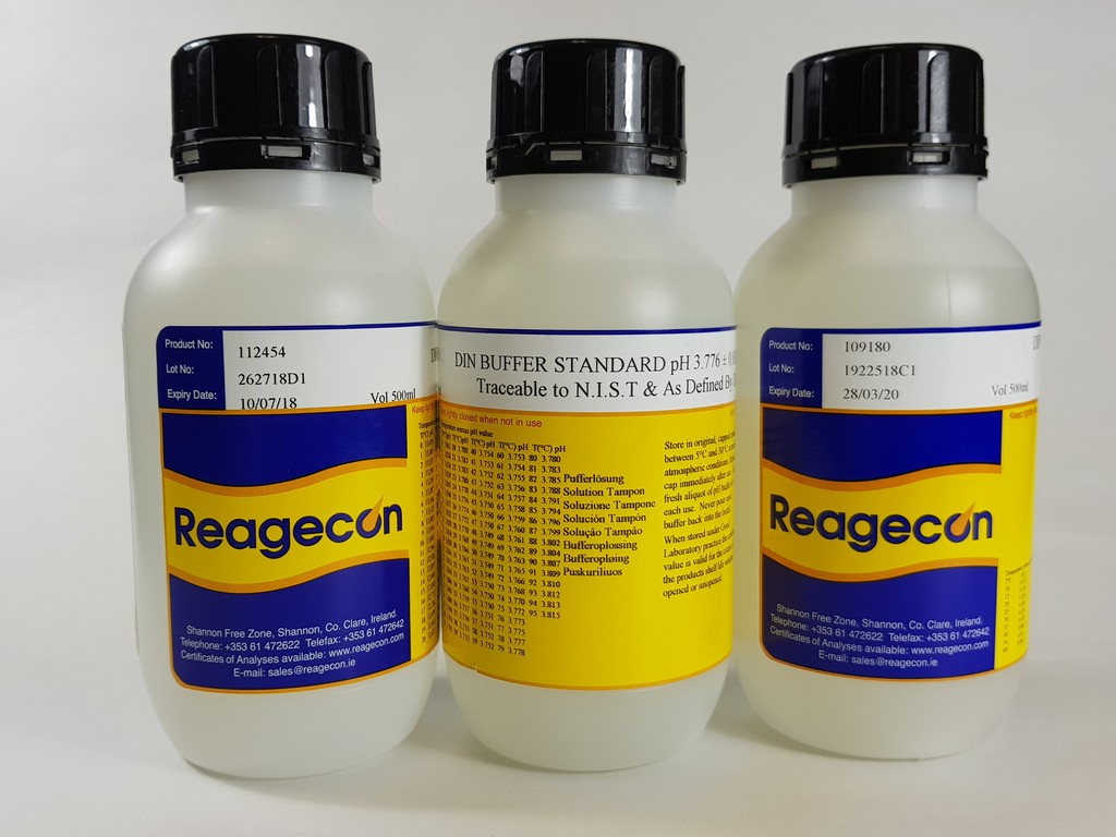 Reagecon pH 12.454 DIN 19266 Buffer Solution at 25C