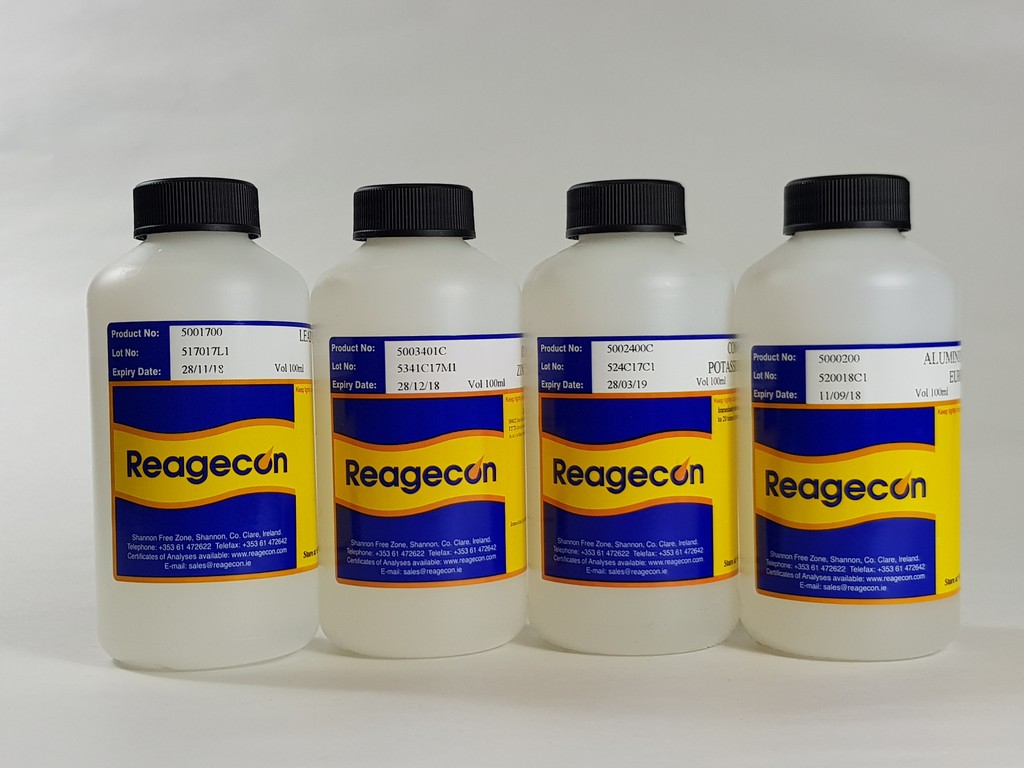 Reagecon Concentrate to make Phosphate (PO?) 5ppm Standard Solution according to European Pharmacopoeia (EP) Chapter 4 (4.1.2) Limit Test