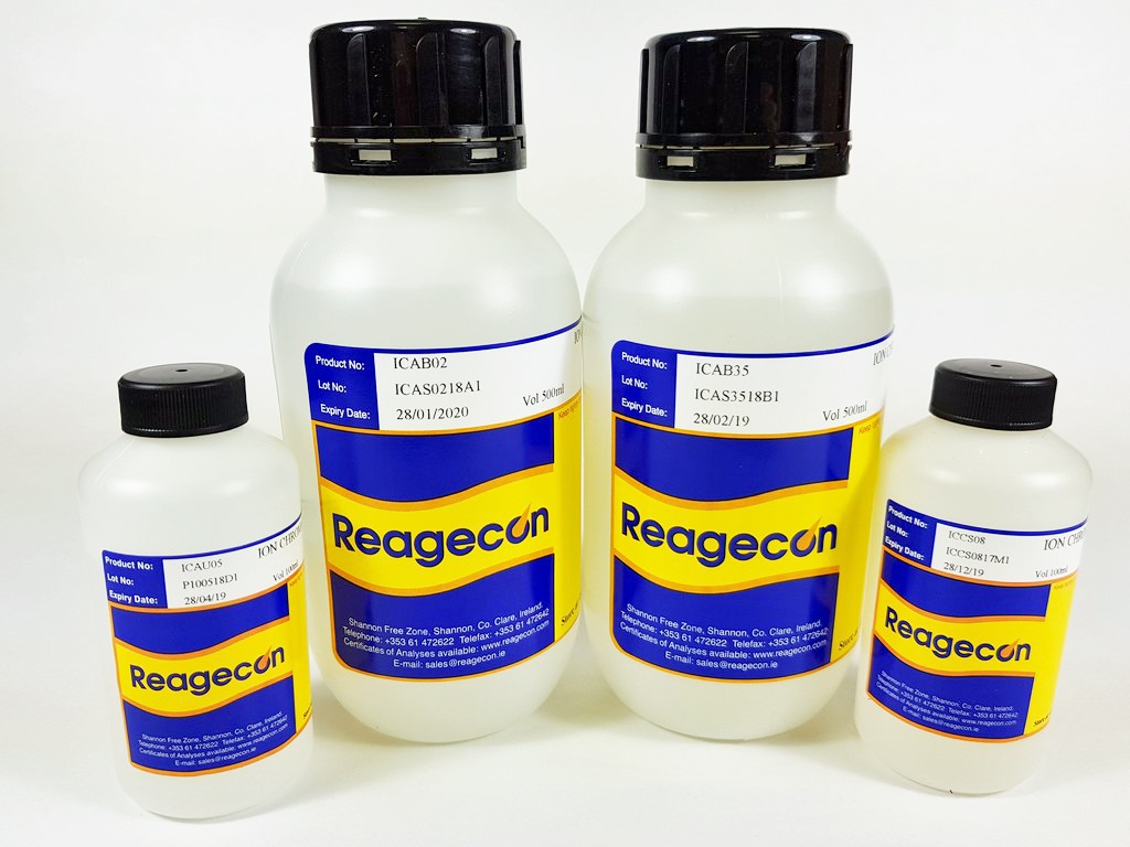 Reagecon Ammonium Standard for Ion Chromatography (IC) 0.5 mg/mL (500 ppm) in Water (H?O)