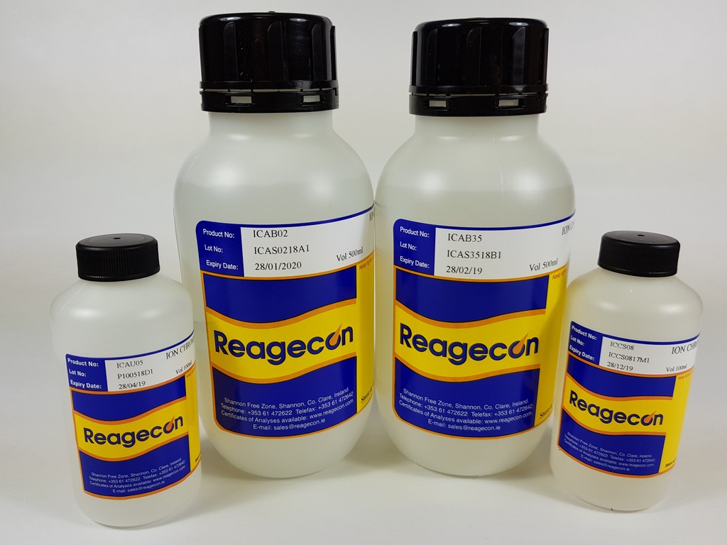 Reagecon Lithium Standard for Ion Chromatography (IC) 0.1 mg/mL (100 ppm) in 0.005% Nitric Acid (HNO?)