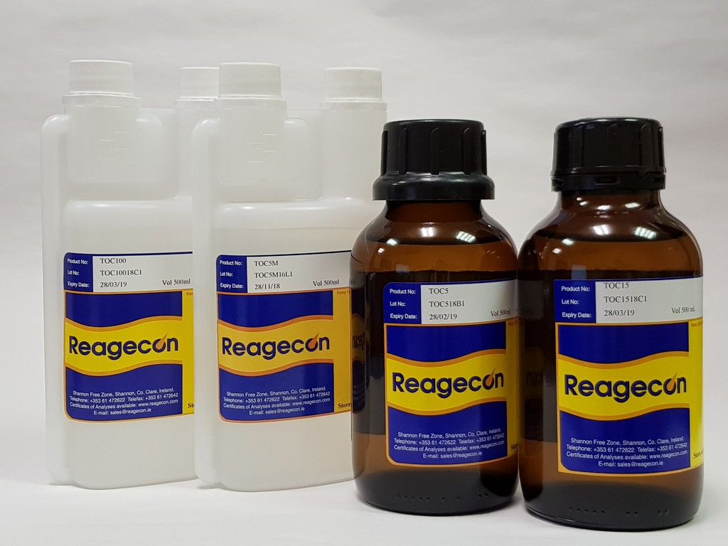 Reagecon Total Organic Carbon (TOC) Standard 60 mg/L (ppm)