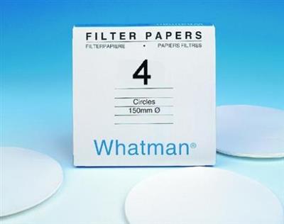 Whatman 1004-150 Grade 4 Papier Filtre Qualitatif Standard 150mm - Lot De 100