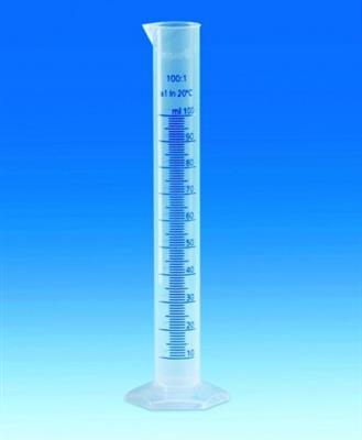 Measuring Cylinder Pp Tall Form B Blue Moulded Grad 1000ml 6581